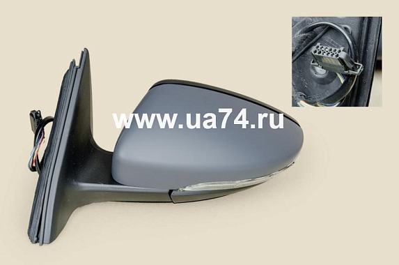 Зеркало левое (6к) электро/указатель поворота Volkswagen Jetta 2010-2019 (Китай)