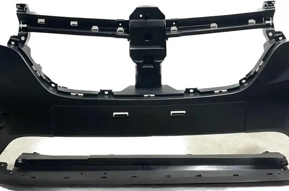 Бампер передний Renault Logan / Sandero 2018-2022 (Тайвань) Дисконт 15% (Трещина)