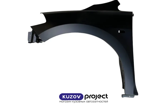 Крыло левое с отверстием под повторитель Nissan Tiida 2004-2014 (Тайвань)