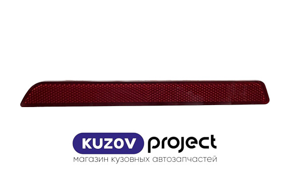 Катафот заднего бампера правый Mazda 3 2010-2012 (Китай)